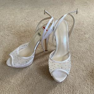 White/Silver Heels